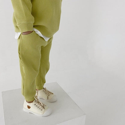 Cotton Two-Piece Pants Suit